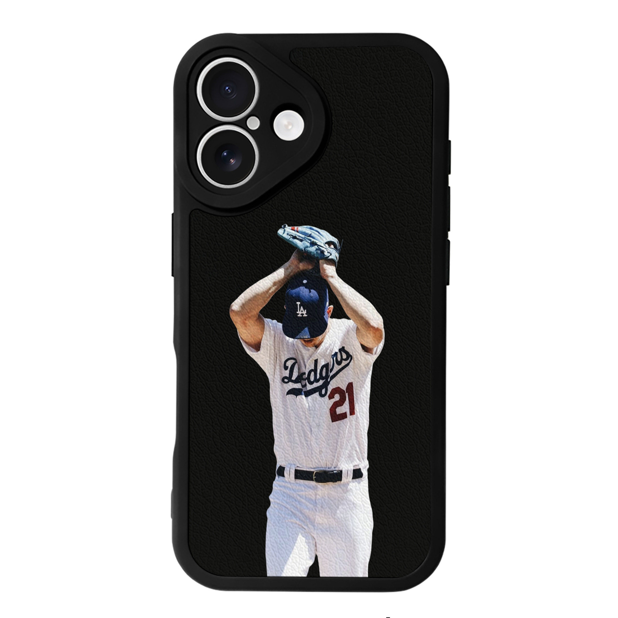  IPhone 16 Silicone Leather Case – UV Print, Lambskin Texture – Perfect Fit, Wireless Charging Compatible, Scratch Resistant, Precise Cutouts – Stylish Protection For IPhone 16